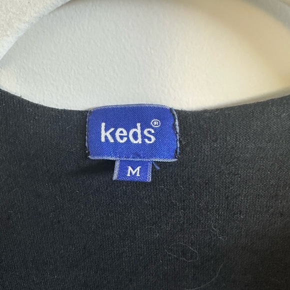 ❤️ Keds Black Tank Top with Colorful Floral Design Medium - Picture 4 of 5